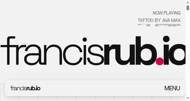 Screenshot of francisrub.io