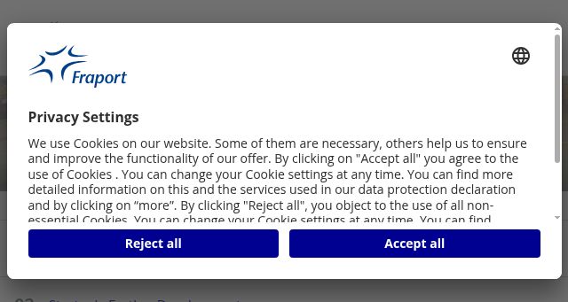 Screenshot of frankfurt-cargohub.com