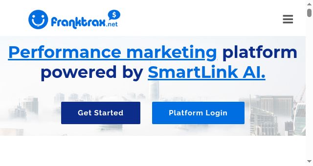 Screenshot of franktrax.network