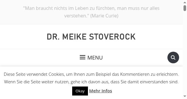 Screenshot of fraumeike.de