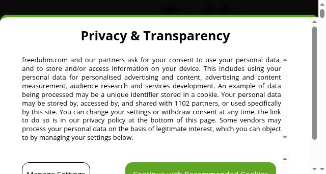 Screenshot of freeduhm.com