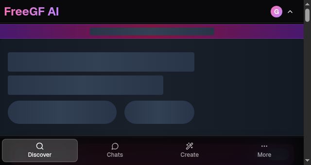 Screenshot of freegf.ai