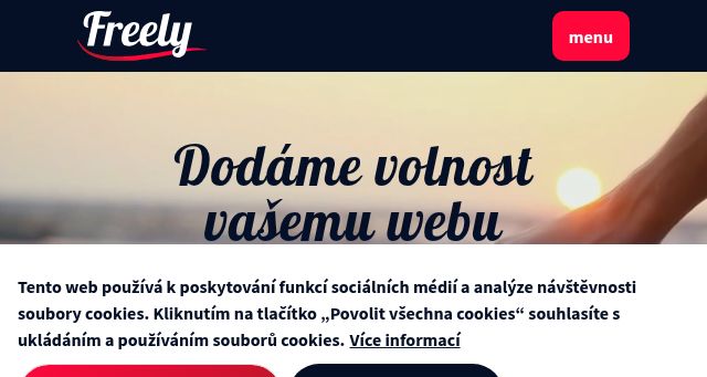 Screenshot of freely.agency