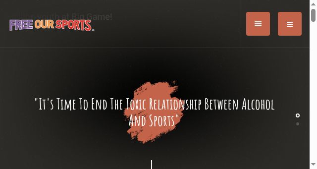 Screenshot of freeoursports.org