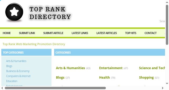 Screenshot of freetoprankdirectory.com