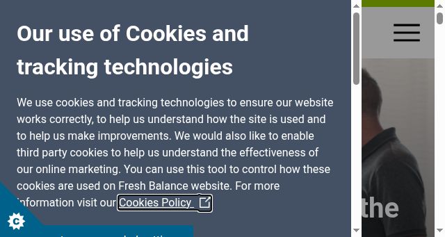 Screenshot of fresh-balance.co.uk