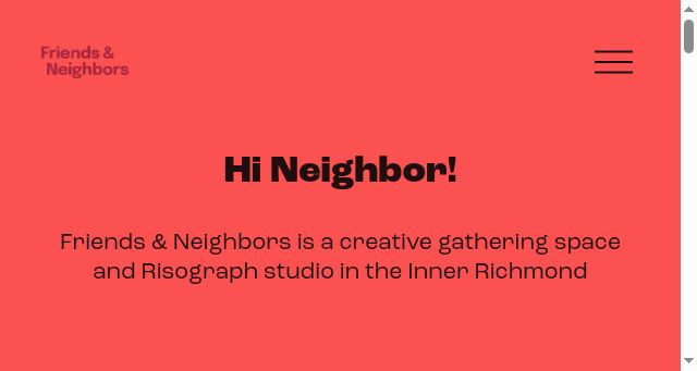 Screenshot of friendsandneighborssf.com