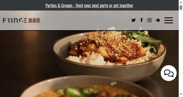 Screenshot of fringebarphilly.com