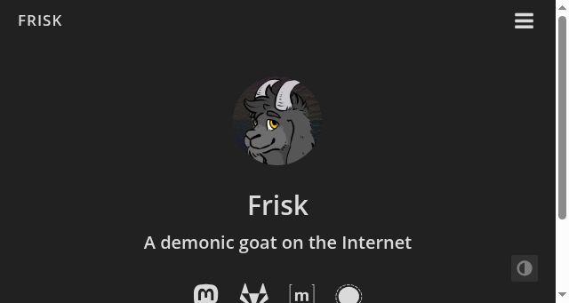 Screenshot of frisk.space