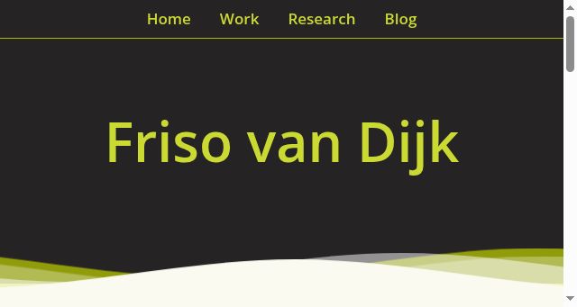 Screenshot of frisovandijk.com