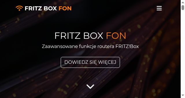 Screenshot of fritzboxfon.pl