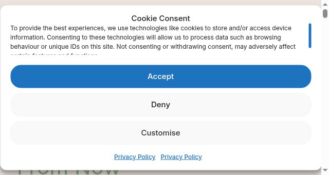 Screenshot of from-now.com
