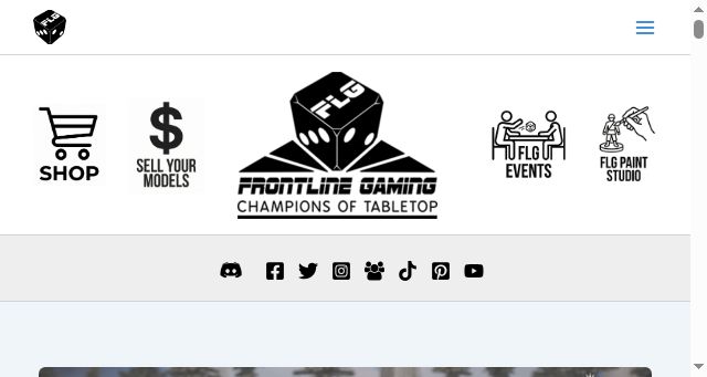 Screenshot of frontlinegaming.org