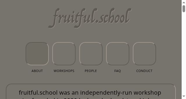 Screenshot of fruitful.school