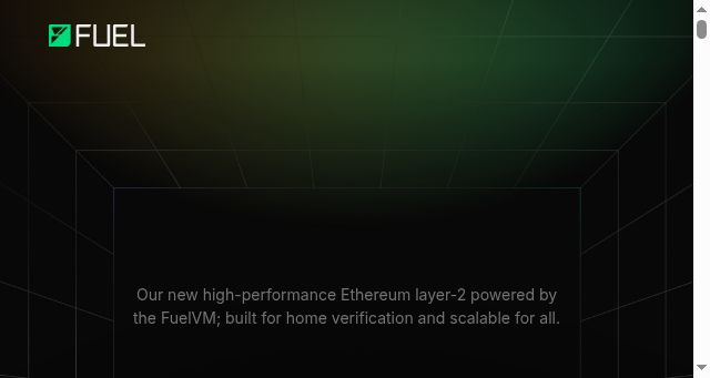 Screenshot of fuel.network