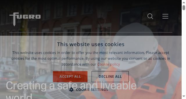 Screenshot of fugro.com