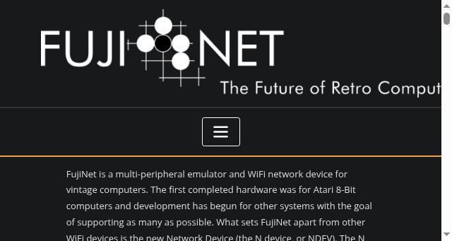 Screenshot of fujinet.online