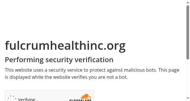 Screenshot of fulcrumhealthinc.org