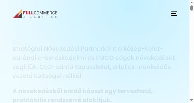 Screenshot of fullcommerce.hu