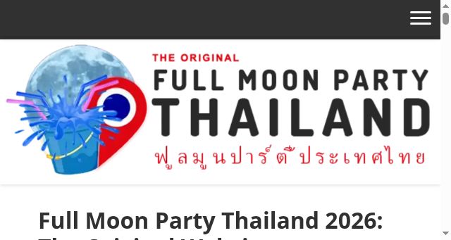Screenshot of fullmoonparty-thailand.com