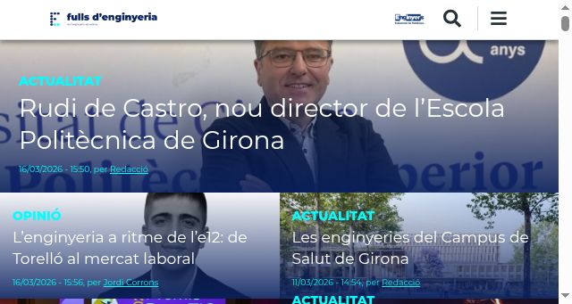 Screenshot of fullsdenginyeria.cat
