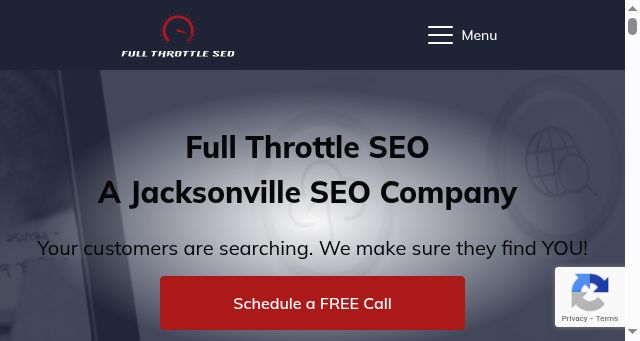 Screenshot of fullthrottleseo.com