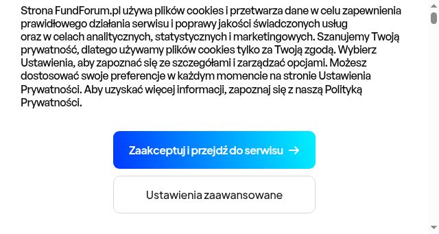 Screenshot of fundforum.pl
