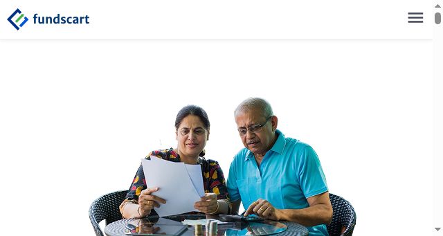 Screenshot of fundscart.com