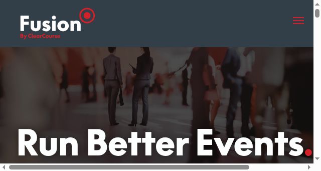 Screenshot of fusion-events.co.uk