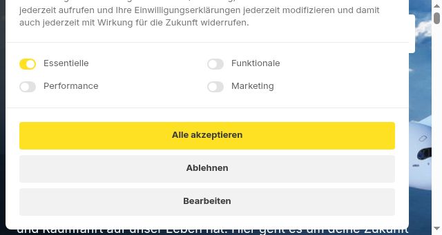 Screenshot of futuretakeoff.de