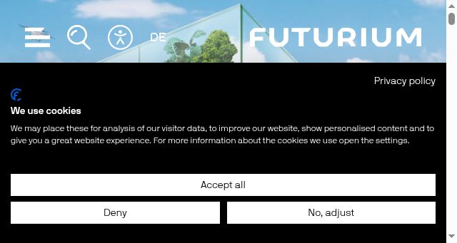 Screenshot of futurium.de