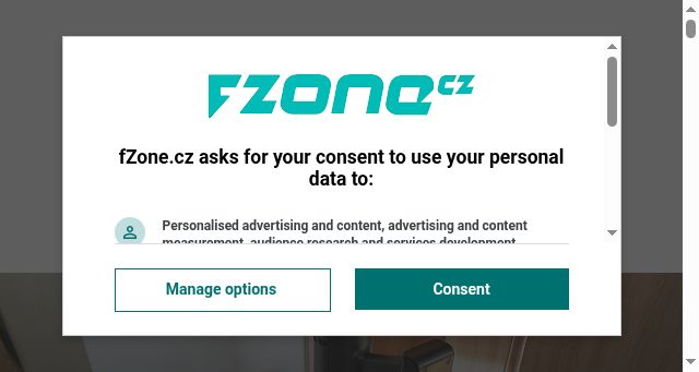 Screenshot of fzone.cz