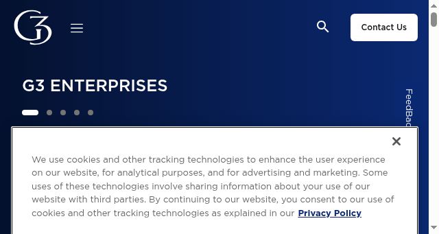 Screenshot of g3enterprises.com