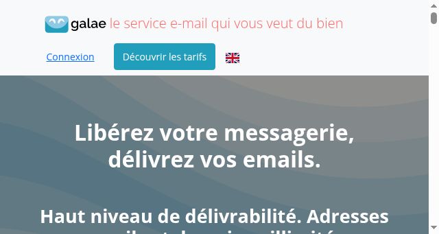 Screenshot of galae.net