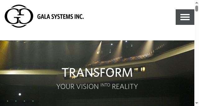 Screenshot of galasystems.com