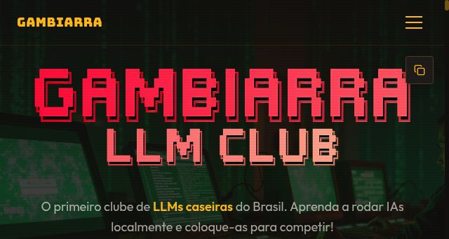 Screenshot of gambiarra.club