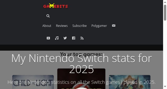 Screenshot of gamebits.net