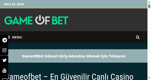 Screenshot of gameofbetgiris.net