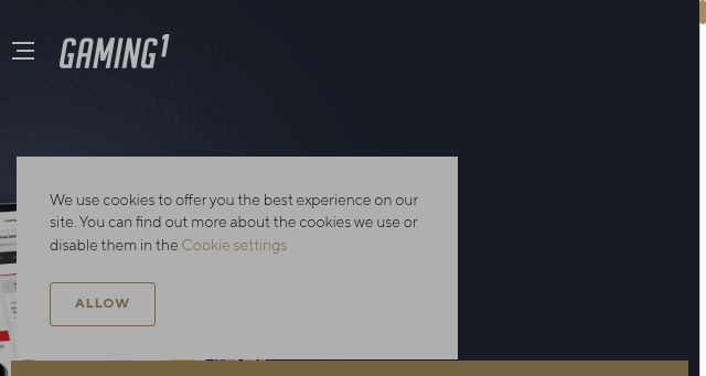 Screenshot of gaming1.com