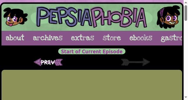Screenshot of gastrophobia.com