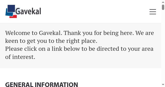 Screenshot of gavekal.com