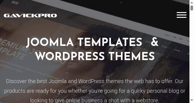 Screenshot of gavick.com