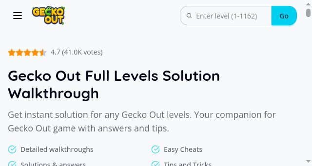 Screenshot of gecko-out.net