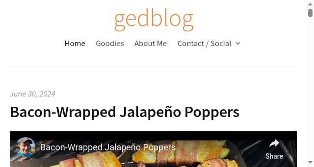 Screenshot of gedblog.com
