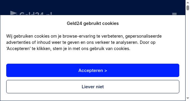 Screenshot of geld24.nl