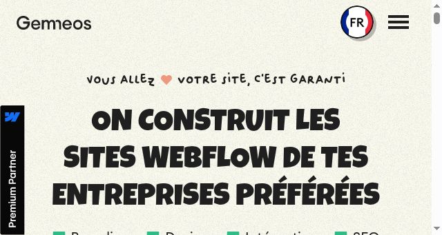 Screenshot of gemeosagency.com