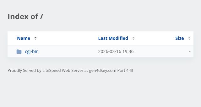 Screenshot of gen4dkey.com