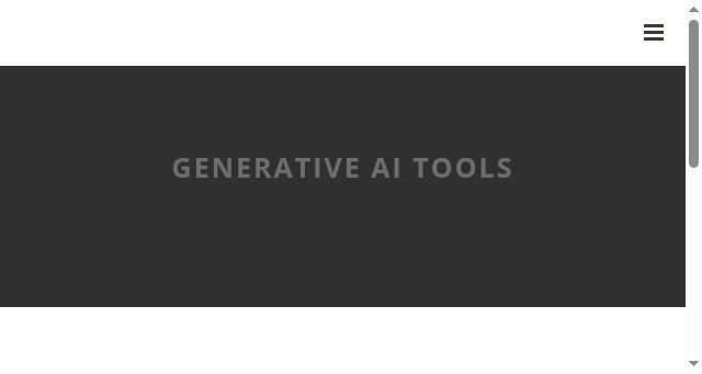 Screenshot of generativeaitools.online