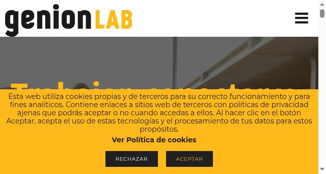 Screenshot of genionlab.com