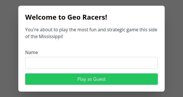 Screenshot of geo-racers.com